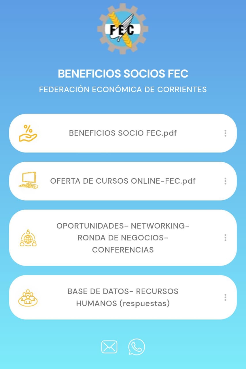 BENEFICIOS SOCIOS FEC